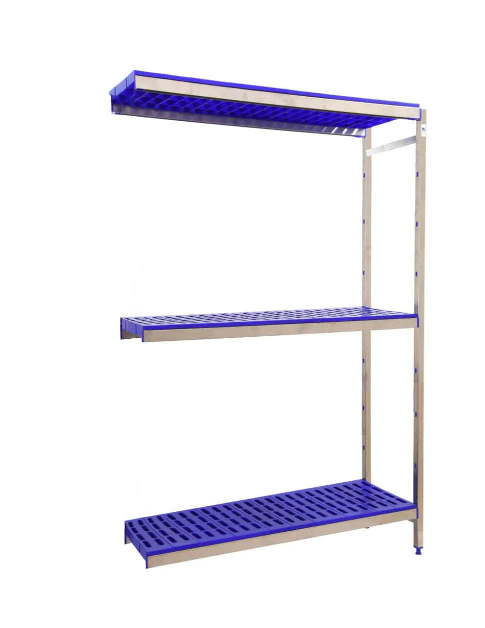 SIMONRACK - Etagère sans vis simoninox aditiooranl 3pp/1600x860x400 a.inox/bleu 1600x860x400 - simonrack