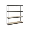 SIMONRACK - Etagère sans vis simonforte 1506-4 chipboard antracite/bois antracite/bois 2000x1500x600 - simonrack