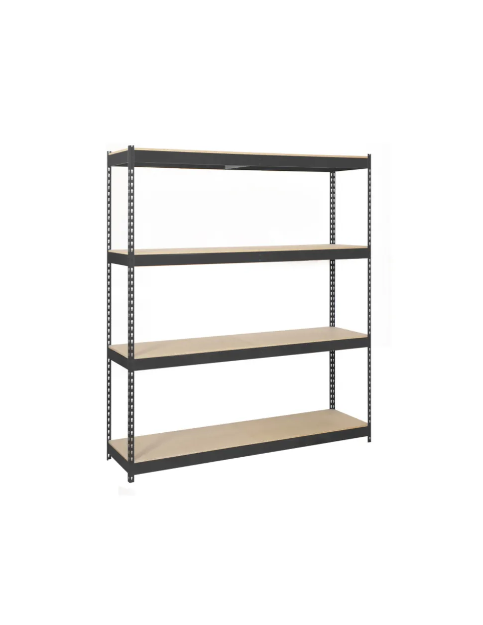 SIMONRACK - Etagère sans vis simonforte 1506-4 chipboard antracite/bois antracite/bois 2000x1500x600 - simonrack