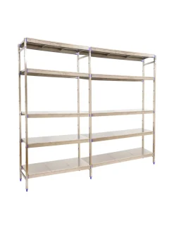 SIMONRACK - Etagère sans vis simoninox initial 5ss/2000x2490x400 acier inox 2000x2490x400 - simonrack