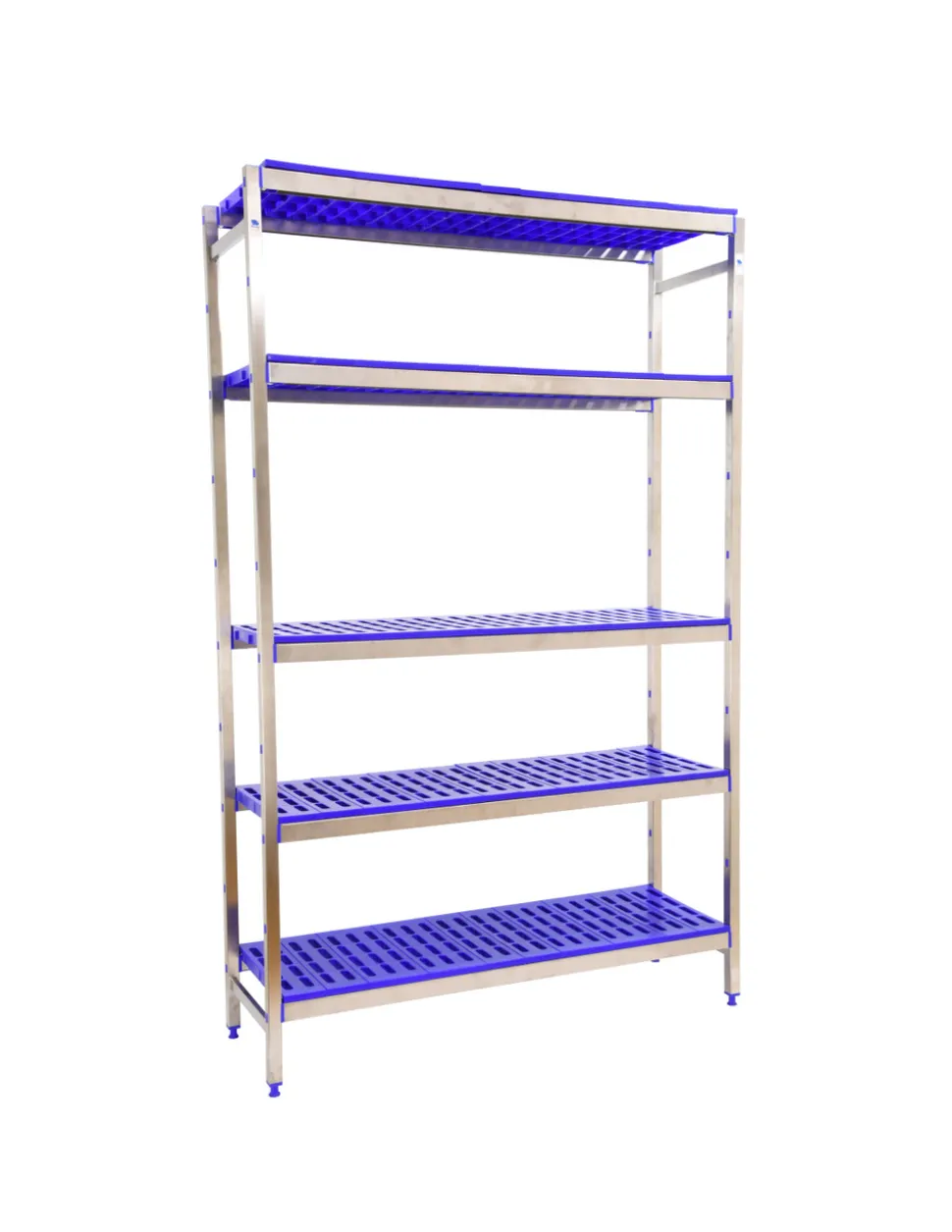 SIMONRACK - Etagère sans vis simoninox initial 5pp/2000x1260x500 a.inox/bleu 2000x1260x500 - simonrack