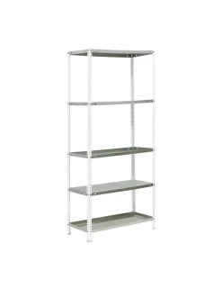 SIMONRACK - Etagère simongarden comfort 5/300 blanc/galva blanc/galva 1800x900x300 - simonrack