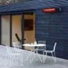 SINED - Chauffage infrarouge wifi 2000w en verre noir sined
