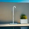 SINED - Douche en alu avec led 3 jets et capteur eau chaude et froide