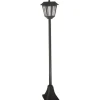 SMART GARDEN - Lampadaire solaire - - metro - 20 lumens - noir - 130 x 18 cm