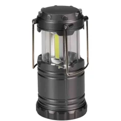 SMART GARDEN - Lanterne 280 lumens Mega Porta-Light en métal noir - 8,5x8,5x13 cm