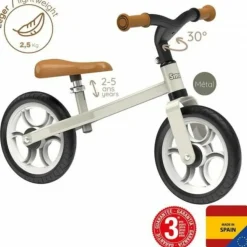 SMOBY - Draisienne velo - smoby - first bike - ultra légere - réglable - mixte