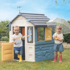 SMOBY - Maison de plein air pour enfant 4 saisons 110x98xH.143cm