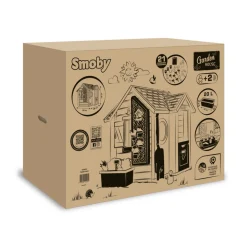 SMOBY - Maisonnette pour enfant GARDEN HOUSE 129 x 132 x 135cm