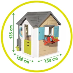 SMOBY - Maisonnette pour enfant GARDEN HOUSE 129 x 132 x 135cm