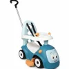 SMOBY - Voiture à enfourcher enfant 3 en 1 maestro bleu