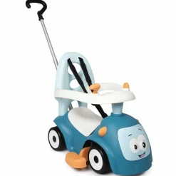 SMOBY - Voiture à enfourcher enfant 3 en 1 maestro bleu