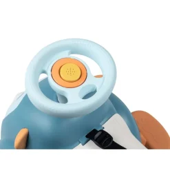 SMOBY - Voiture à enfourcher enfant 3 en 1 maestro bleu