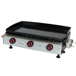 SOMAGIC - Somagic - plancha à gaz avec cuve et bâti en acier laqué