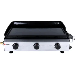 SOMAGIC - Somagic - plancha à gaz avec cuve et bâti en acier laqué