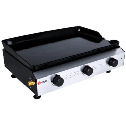 SOMAGIC - Somagic - plancha à gaz avec cuve et bâti en acier laqué
