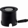 Spot de sol rond 0.5w 24v - small terra honey - noir