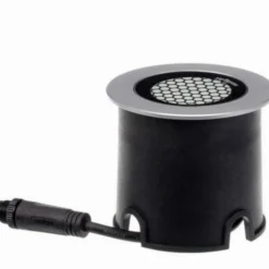 Spot de sol rond 0.5w 24v - small terra honey - noir