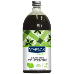 STARWAX - Savon noir a l' huile d' olive concentre bouteille 1l