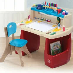 STEP2 - Bureau avec tabouret d'activités pour enfants