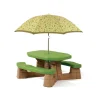 STEP2 - Step2 naturally playful table picnic enfant en marron / vert avec parasol