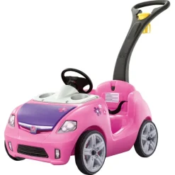 STEP2 - Voiture à pousser pour enfants whisper ride ii rose