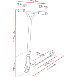 STREET SURFING - Trottinette torpedo black core