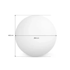SWEEEK - Boule led 50cm - sphère décorative lumineuse. 16 couleurs. Ø 50 cm