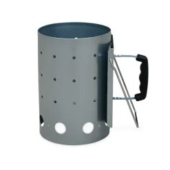 SWEEEK - Cheminée d'allumage xl. Pour barbecue charbon de bois. Allume braises démarrage rapide. 20 x 30cm