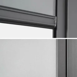 SWEEEK - Pergola bioclimatique gris anthracite – triomphe – 300x400cm. Aluminium. À lames orientables + store 400cm