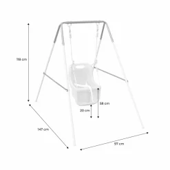 SWEEEK - Portique balançoire pour bébé - farou - 118cm de hauteur