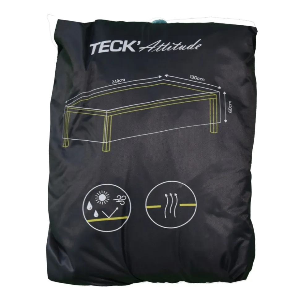 TECK'ATTITUDE - Housse pour table de jardin 240 x 130