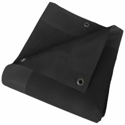 TECPLAST - Bâche brise vue micro-perforée tecplast mp460bv 3x4m - noire - garantie 5 ans