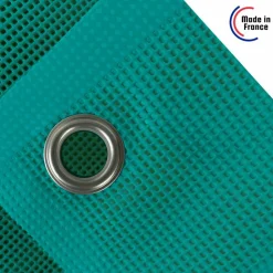 TECPLAST - Bâche brise vue micro-perforée tecplast mp460bv 2,5x3m - verte - garantie 5 ans