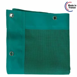 TECPLAST - Bâche brise vue micro-perforée tecplast mp460bv 4x5m - verte - garantie 5 ans