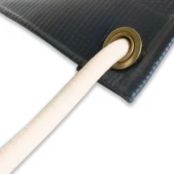 TECPLAST - Pack toile pergola gris anthracite 3x4 m tecplast lp506pr + sandow ivoire 20m