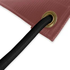 TECPLAST - Pack toile pergola rouge bordeaux 3x4 m tecplast lp506pr + sandow noir 20m