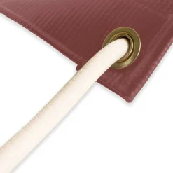 TECPLAST - Pack toile pergola rouge bordeaux 3x4 m tecplast lp506pr + sandow ivoire 20m