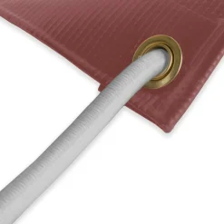 TECPLAST - Pack toile pergola rouge bordeaux 3x4 m tecplast lp506pr + sandow gris 20m