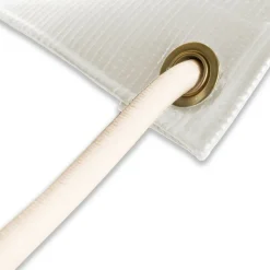 TECPLAST - Pack toile pergola blanc crème 3x4 m tecplast lp640pr + sandow ivoire 20m