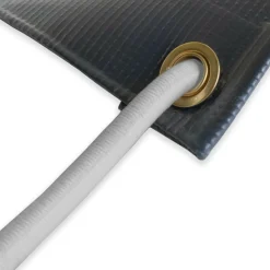 TECPLAST - Pack toile pergola gris anthracite 3x4 m tecplast lp506pr + sandow gris 20m