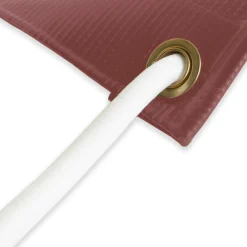 TECPLAST - Pack toile pergola rouge bordeaux 3x4 m tecplast lp506pr + sandow blanc 20m