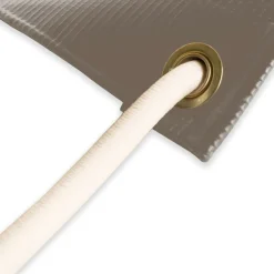 TECPLAST - Pack toile pergola taupe 3x4 m tecplast lp640pr + sandow ivoire 20m