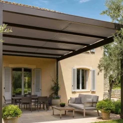 TECPLAST - Toile pergola tecplast lp640pr 3x3 m - taupe - garantie 8 ans