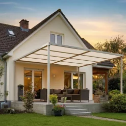 TECPLAST - Toile pergola tecplast lp506pr 3x6 m - blanc crème - garantie 5 ans