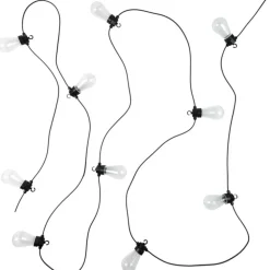 THE HOME DECO FACTORY - Guirlande extérieure 10 ampoules led 4,50 m
