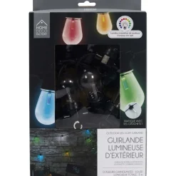 THE HOME DECO FACTORY - Guirlande extérieure 10 ampoules led 4,50 m