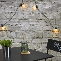 THE HOME DECO FACTORY - Guirlande extérieure 10 ampoules led 4,50 m
