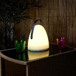 THE HOME DECO FACTORY - Lampe extérieure en abs avec poignée