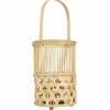THE HOME DECO FACTORY - Lanterne en bambou tressé 22 x 55 cm
